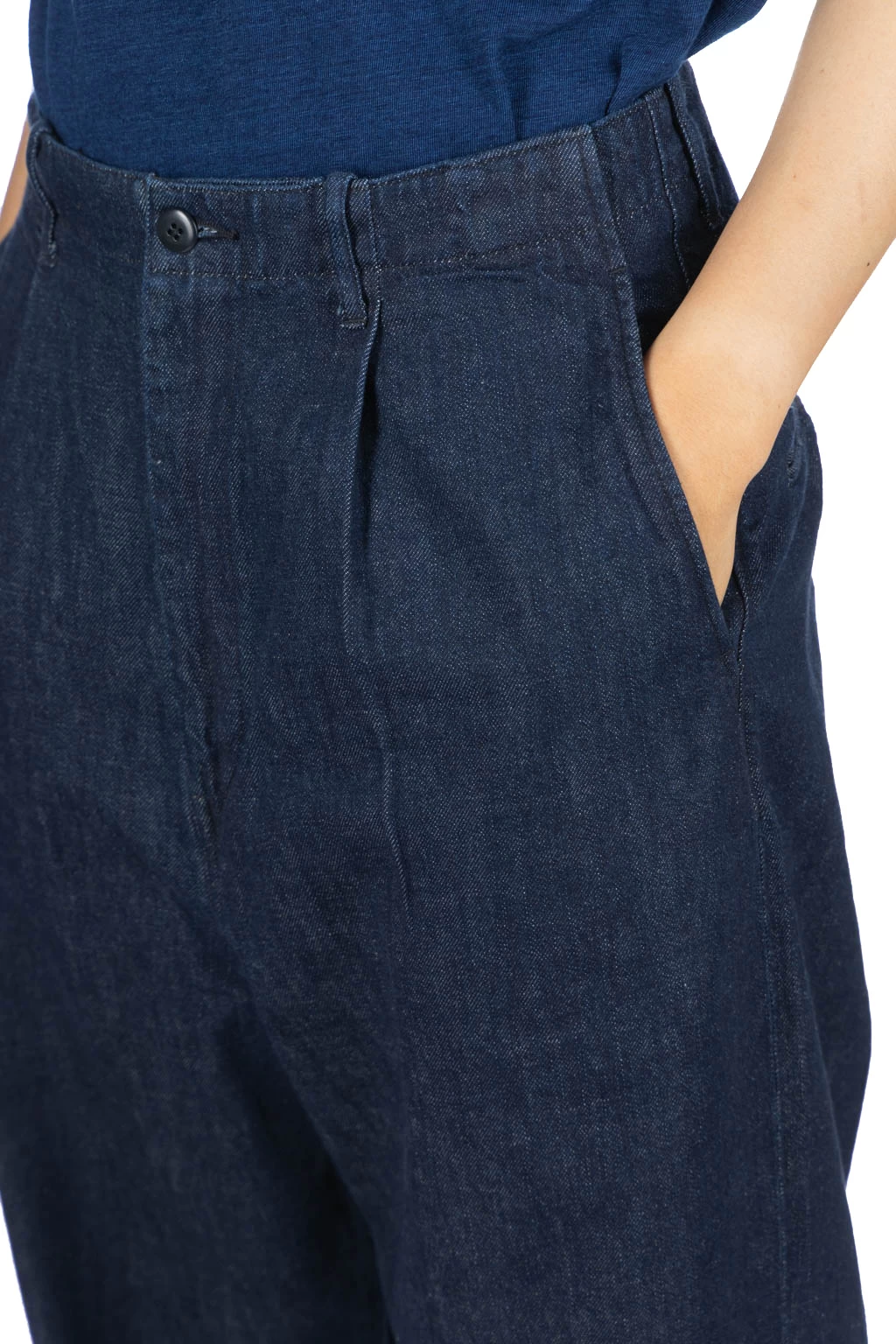 11.5oz Denim High Waist NIME Pants - One Wash - Image 5