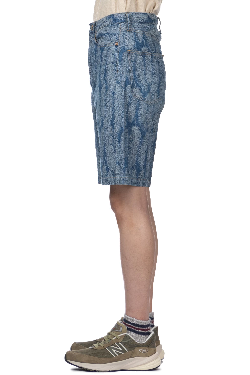 12oz MAGPIE Denim 5P Shorts - Light - Image 3