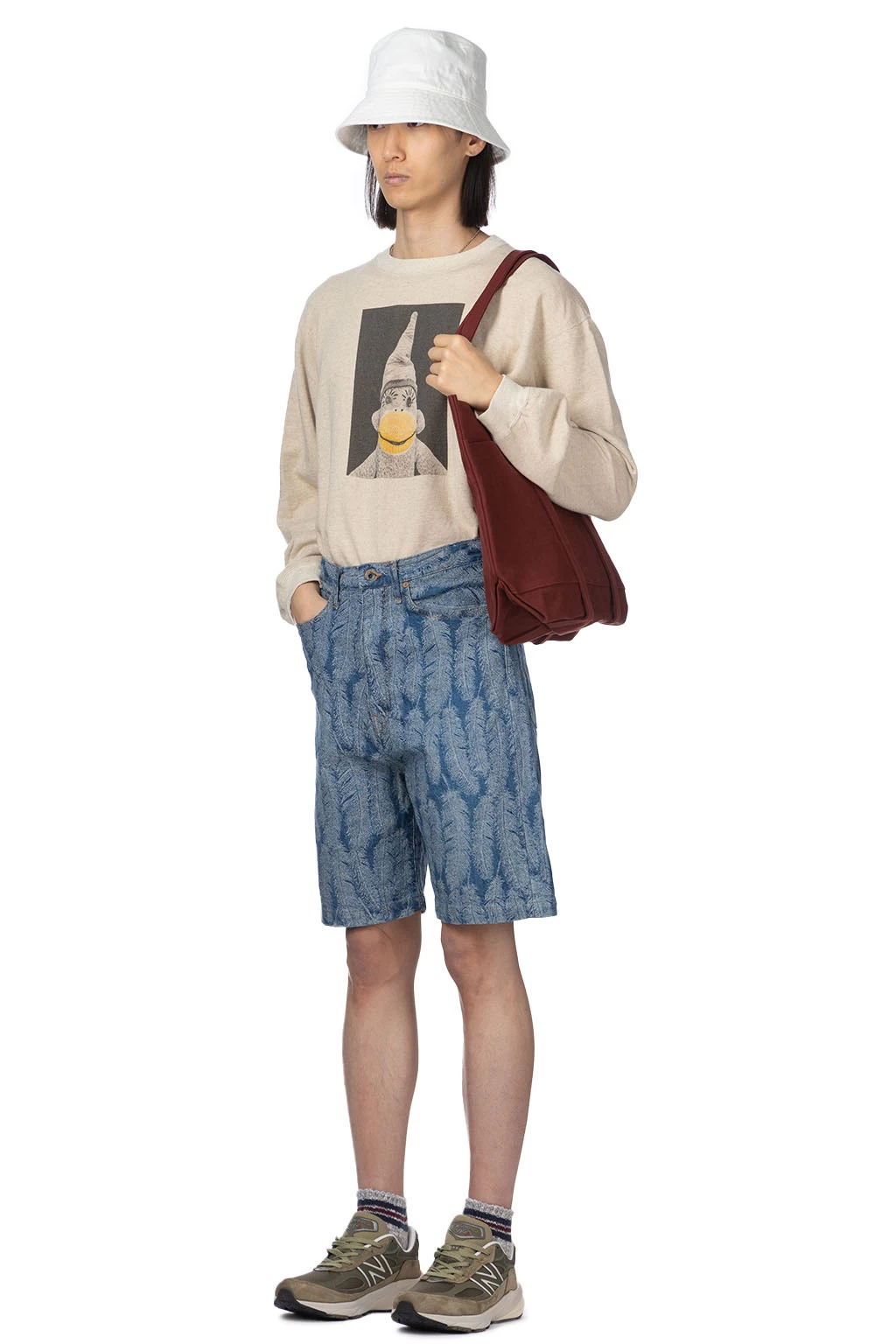 12oz MAGPIE Denim 5P Shorts - Light - Image 8