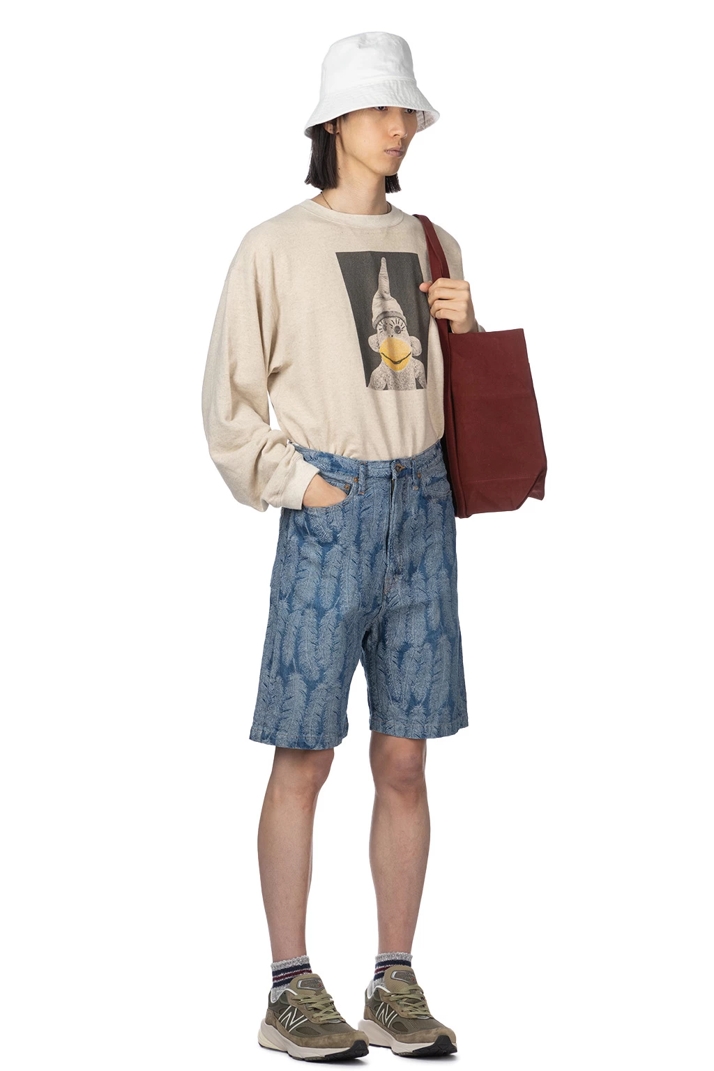 12oz MAGPIE Denim 5P Shorts - Light - Image 9