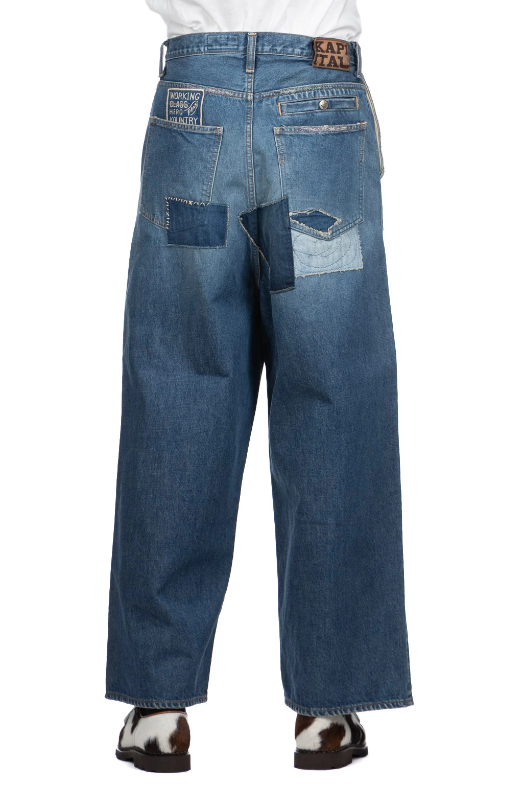 14oz Denim PORT Baggy Pants (HIPPIE-Champetre Remake) - Image 3