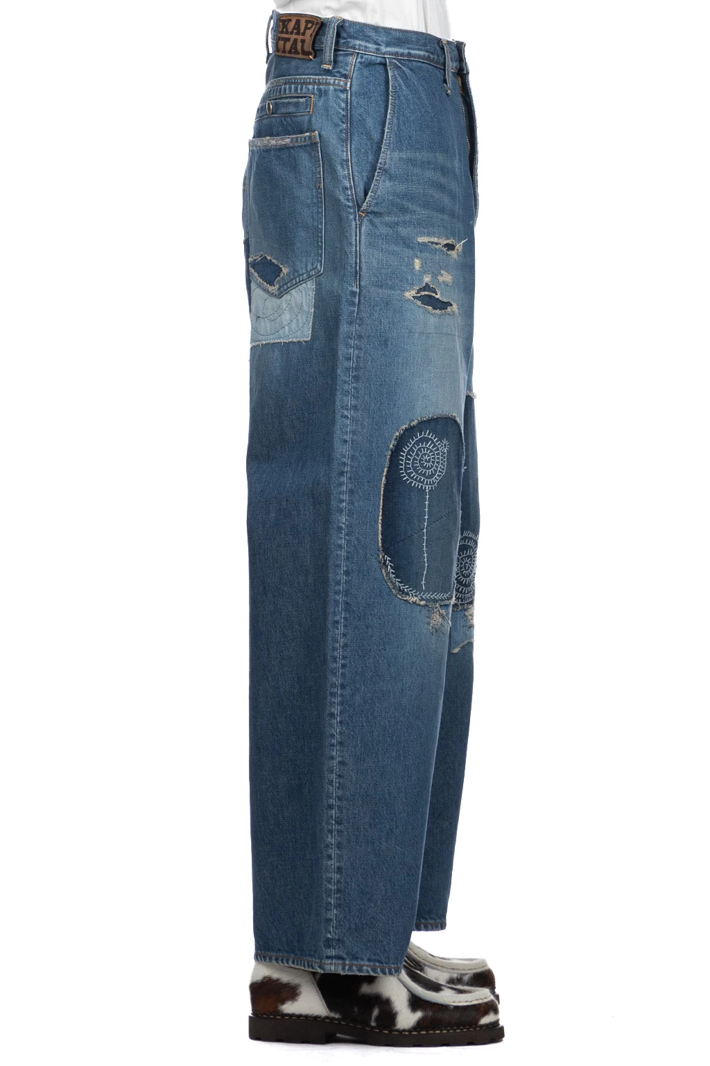 14oz Denim PORT Baggy Pants (HIPPIE-Champetre Remake) - Image 4