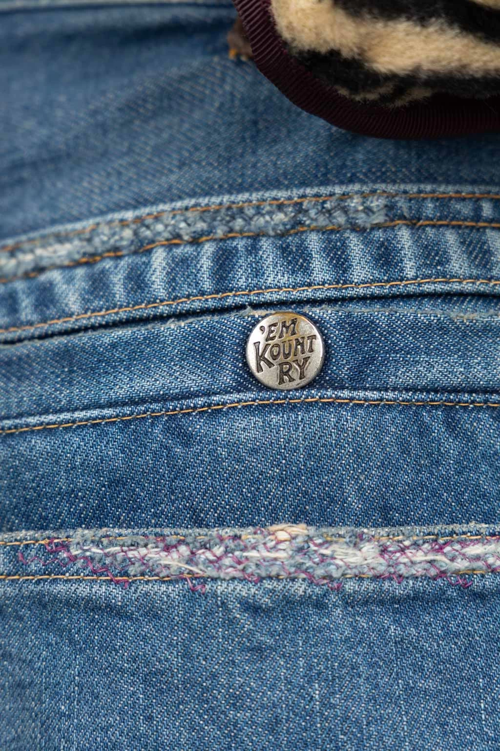 14oz Denim PORT Baggy Pants (HIPPIE-Champetre Remake) - Image 8