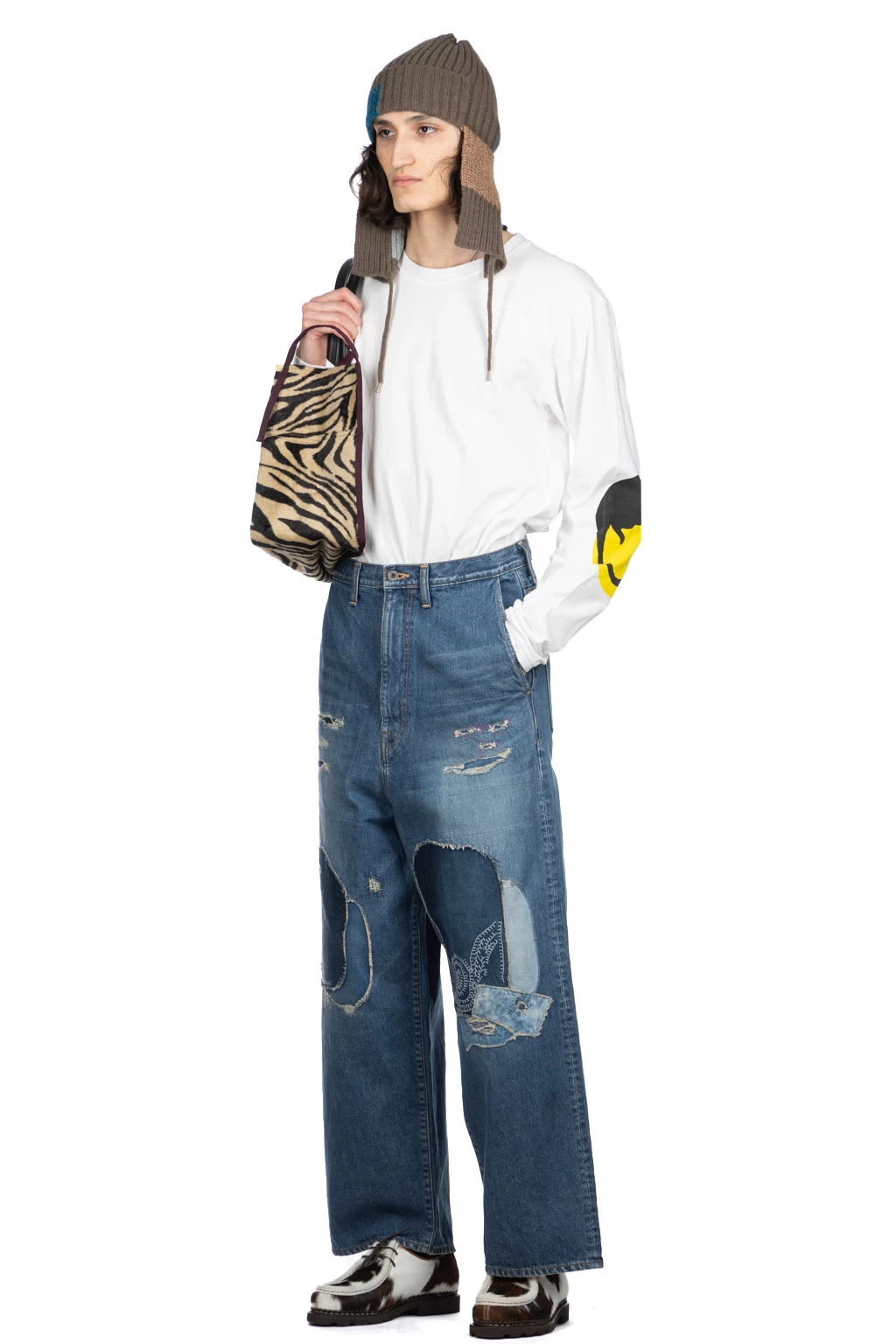 14oz Denim PORT Baggy Pants (HIPPIE-Champetre Remake) - Image 10