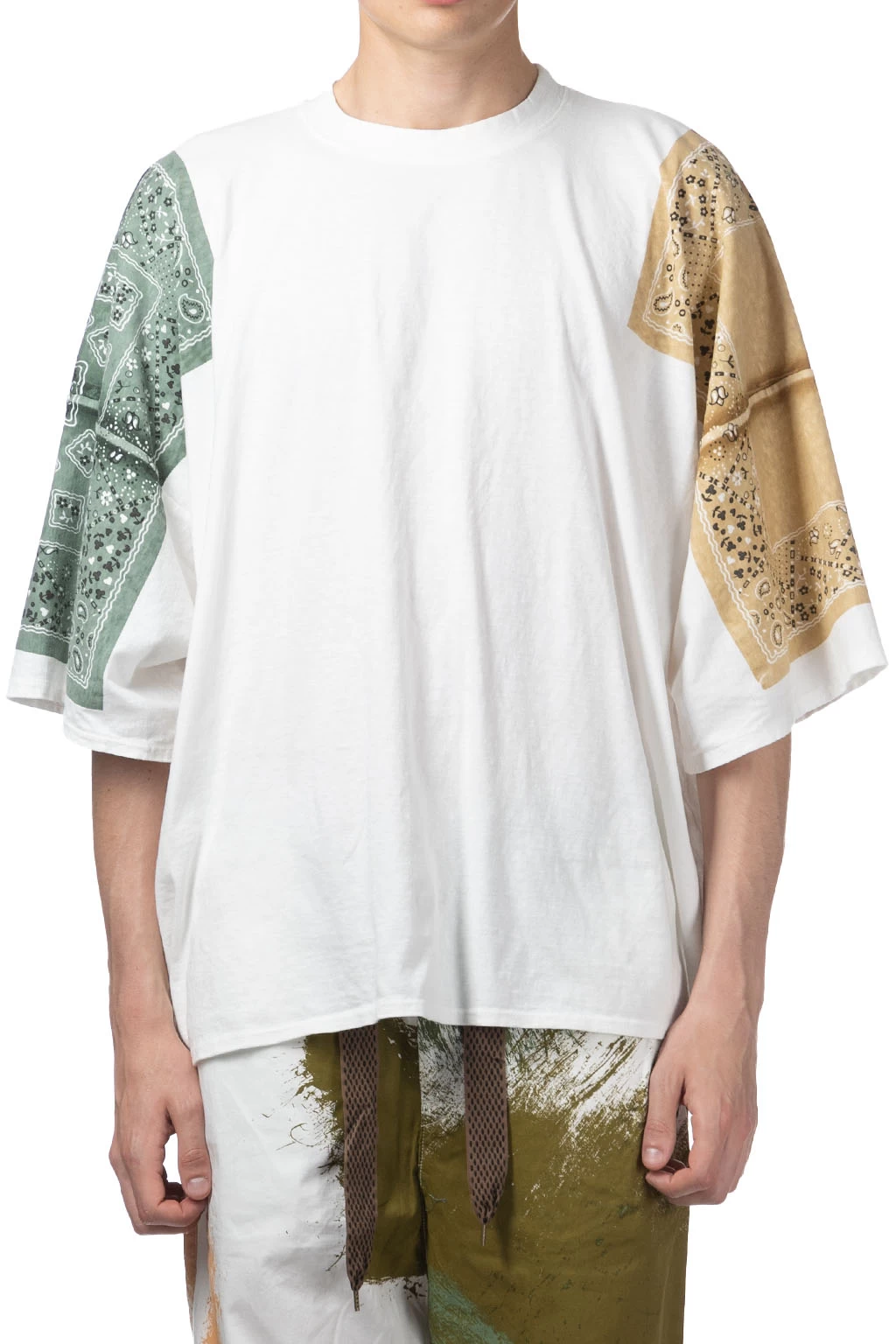 18.5/-Jersey Bandana HUGE T (PECKISH RAINBOWY) - Sand Beige - Image 2