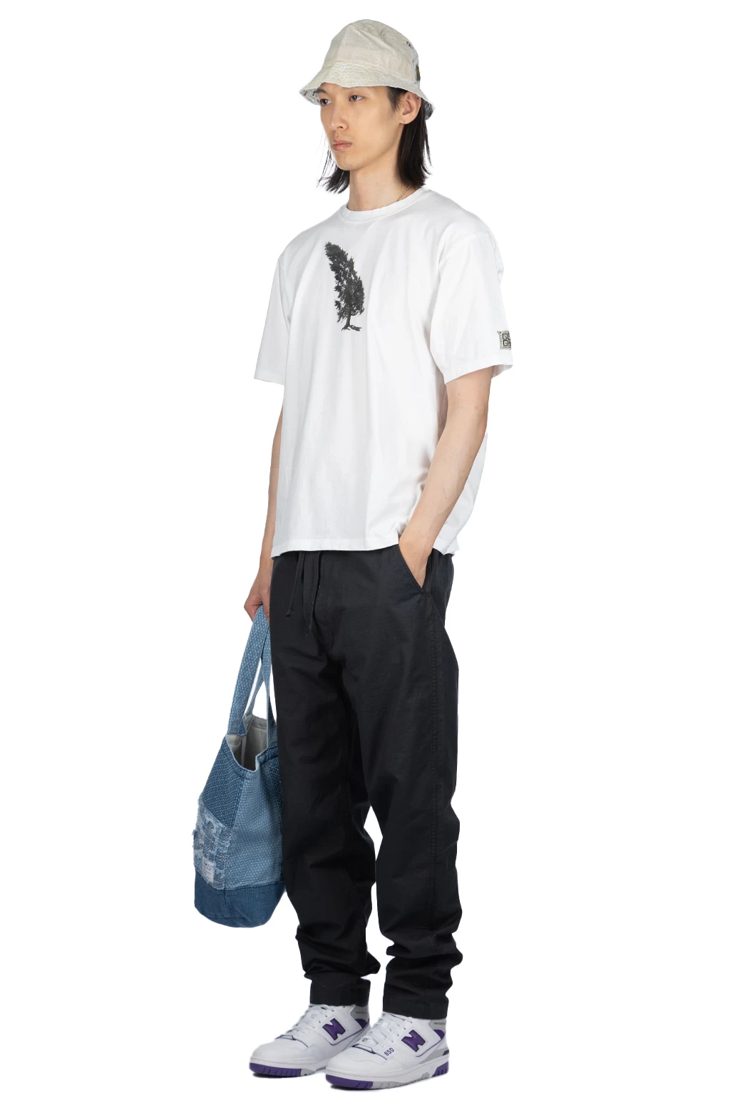 20/-Jersey Crew T (CONIFER & G.G.G.) - White - Image 7