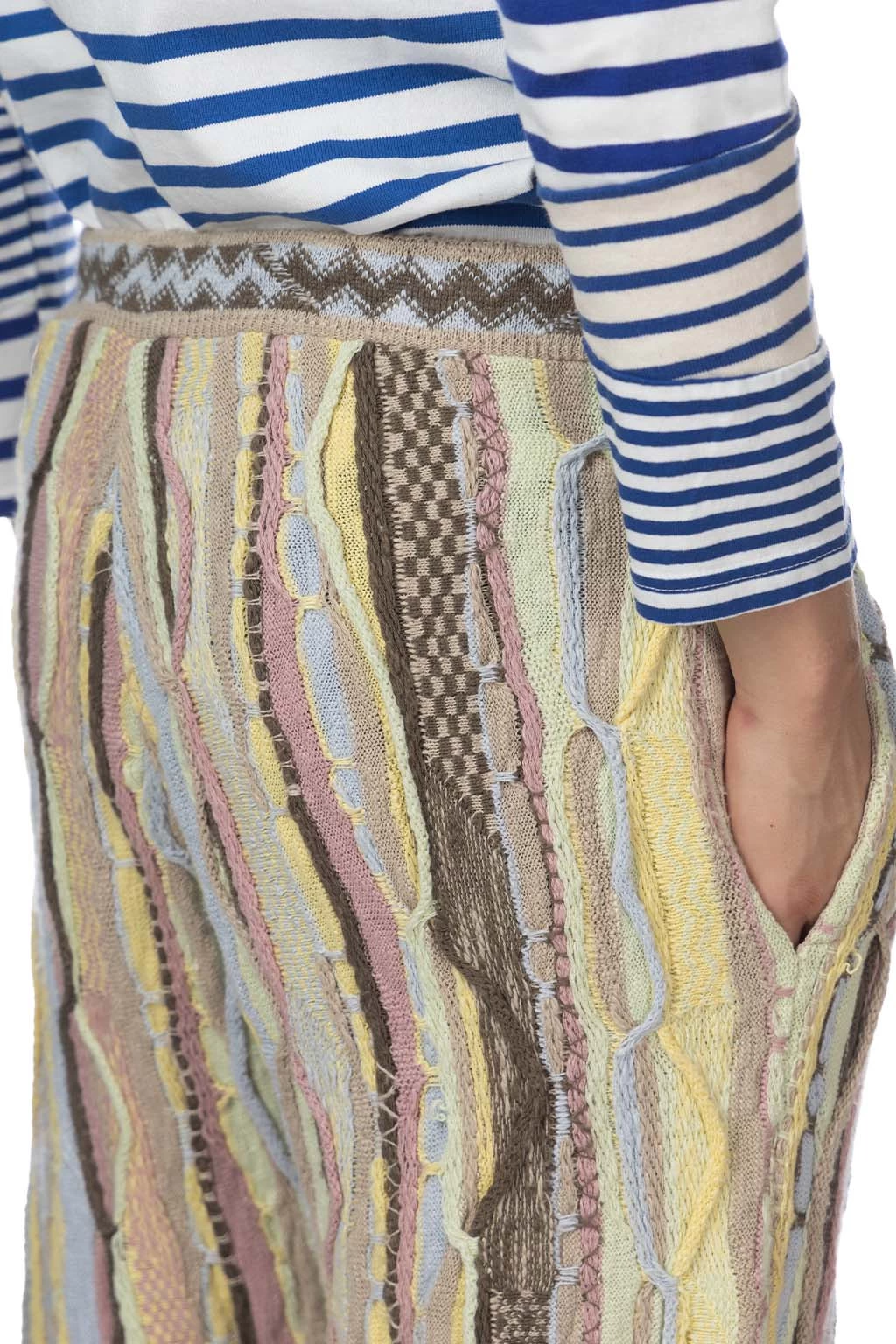 7G Knit GAUDY SWT Pants - Yellow - Image 7