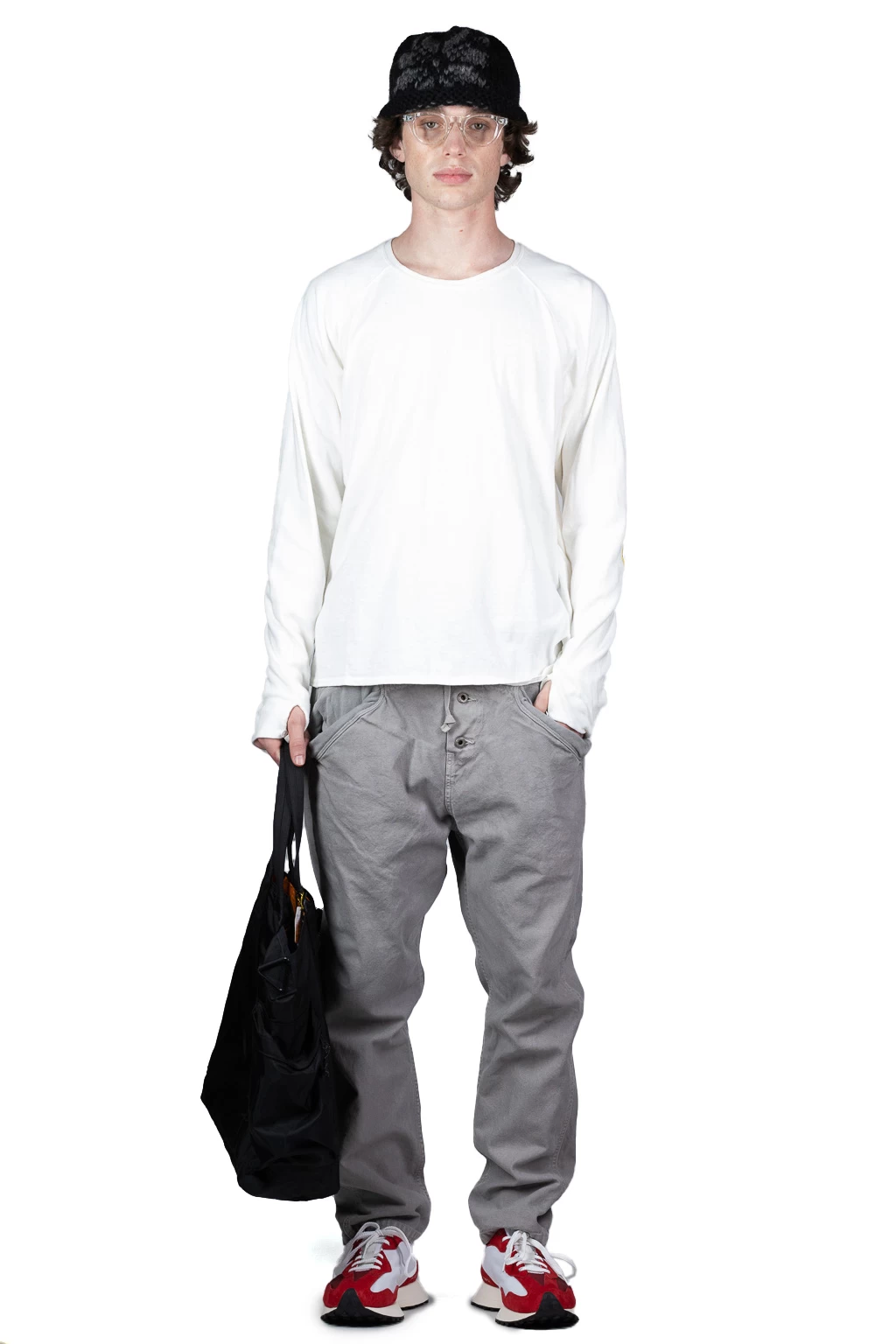Canvas SAROUEL NOUVELLE Pants - Grey