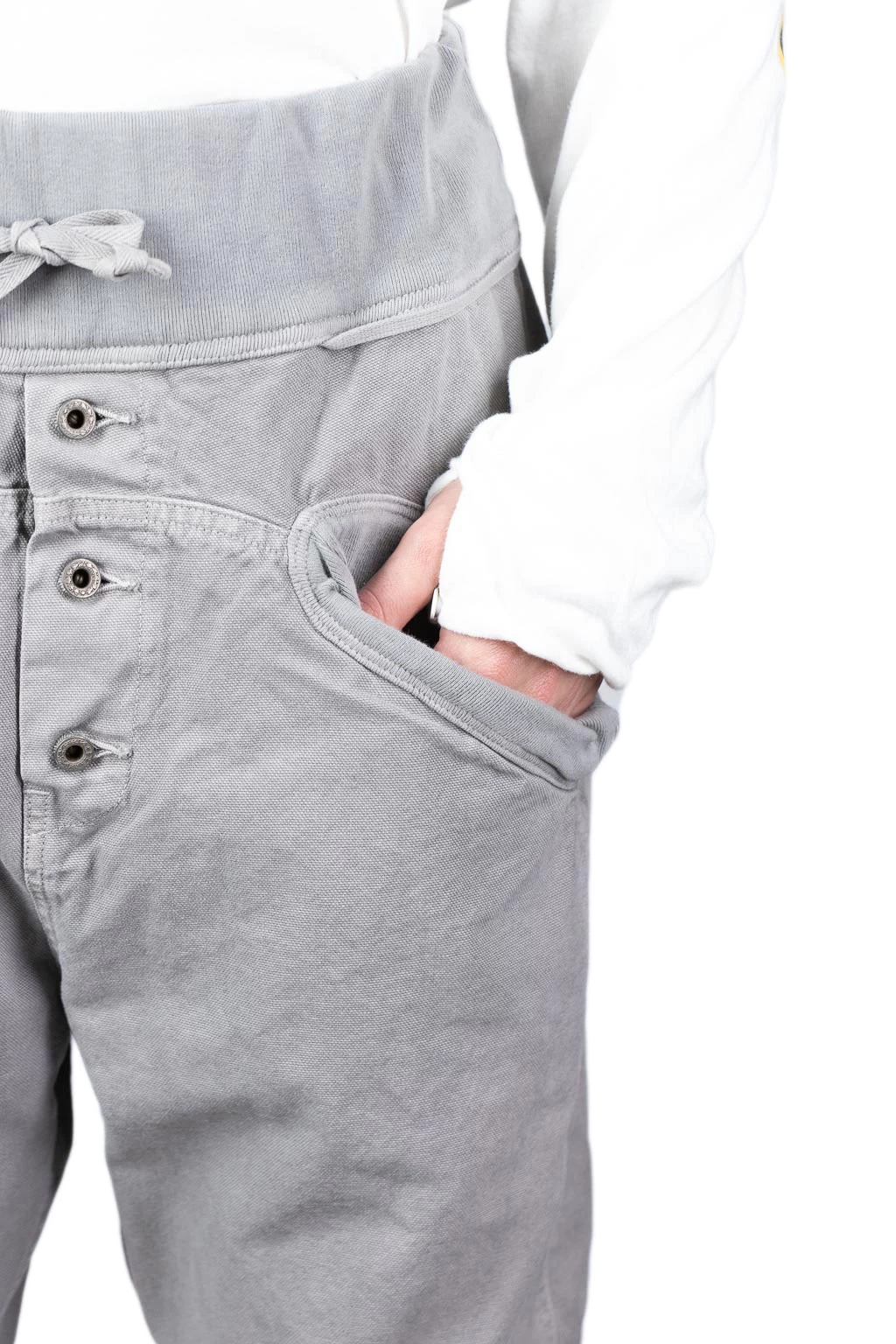 Canvas SAROUEL NOUVELLE Pants - Grey - Image 5
