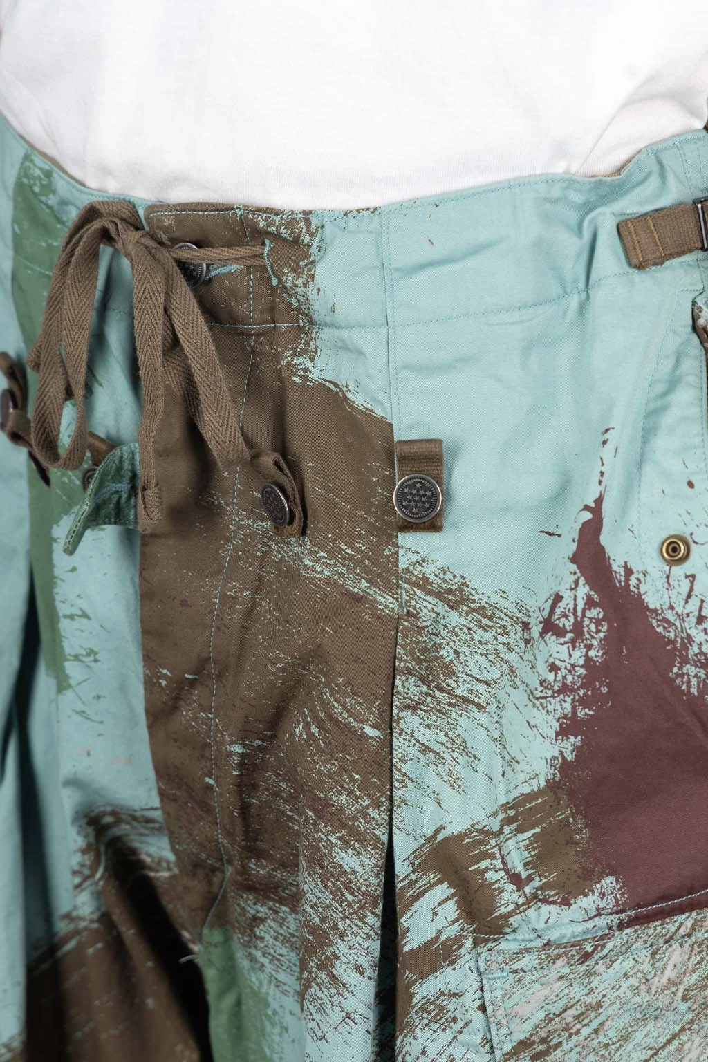 Combed Burberry BRUSH-CAMO JUMBO Cargo Pants - Turquoise - Image 5