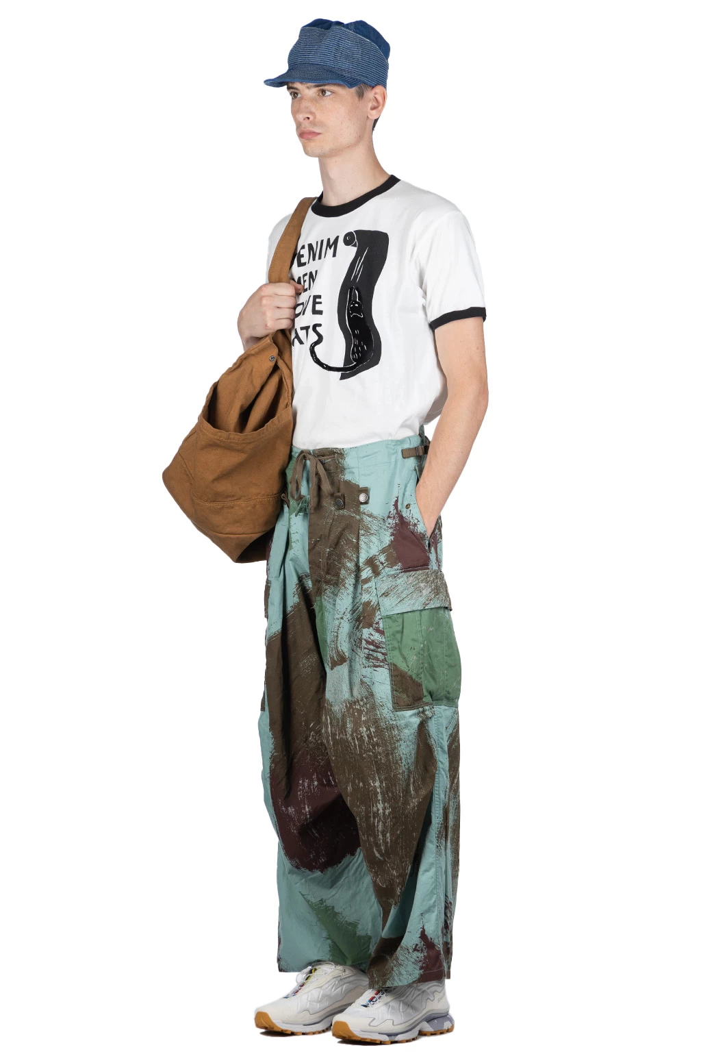 Combed Burberry BRUSH-CAMO JUMBO Cargo Pants - Turquoise - Image 8