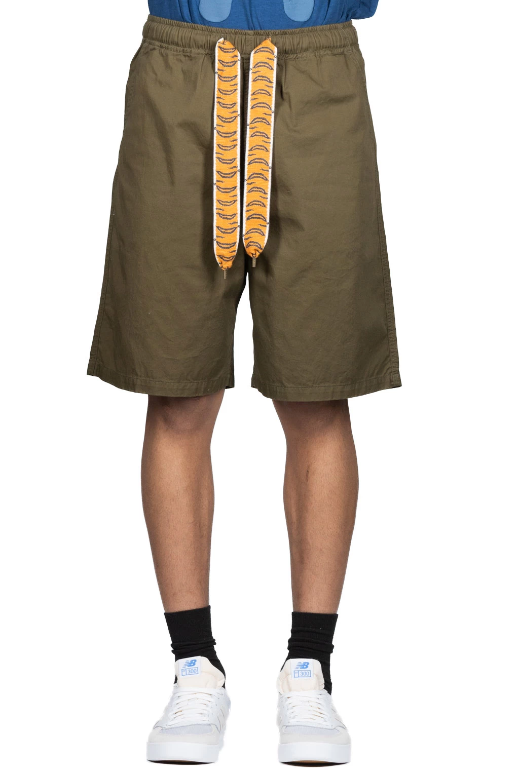 Combed Burberry Cotton EASY BEACH GO Shorts - Khaki - Image 2