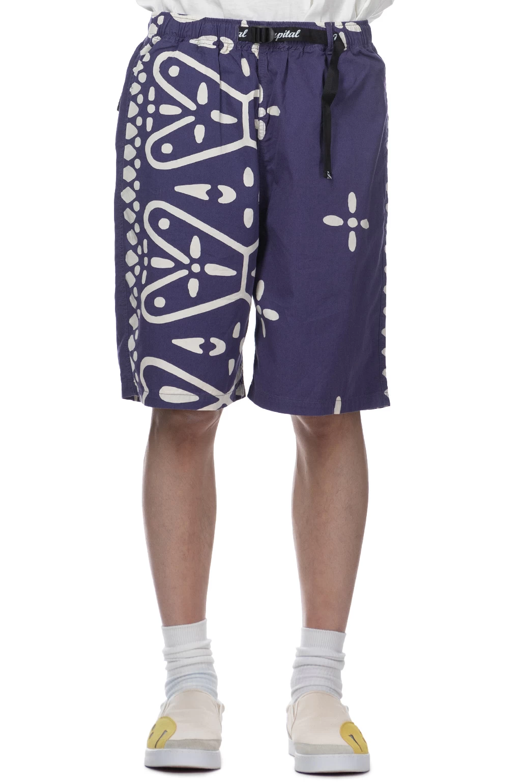 Combed Burberry Homongo Cross Easy Shorts - Navy - Image 2