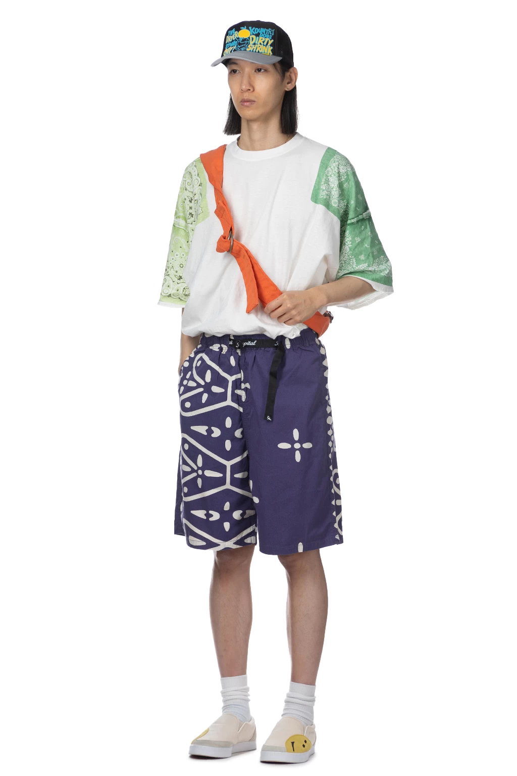 Combed Burberry Homongo Cross Easy Shorts - Navy - Image 8