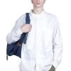 Cotton Broad Anorak Shirt - White