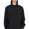 Linen CLIP Shirt - Black