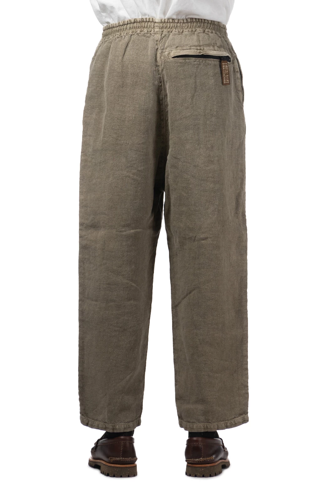 Linen Heavy Canvas EASY Pants - Grey - Image 4