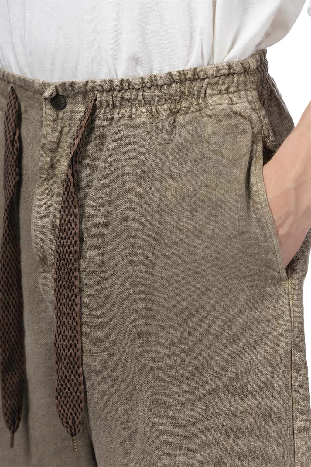 Linen Heavy Canvas EASY Pants - Grey - Image 5