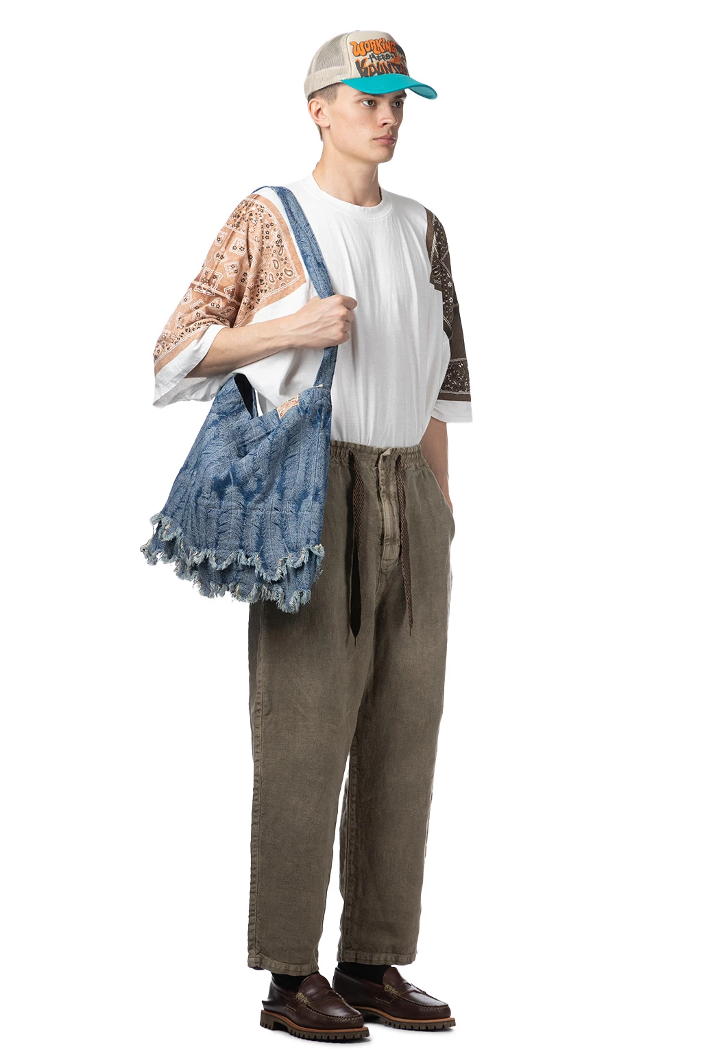 Linen Heavy Canvas EASY Pants - Grey - Image 8