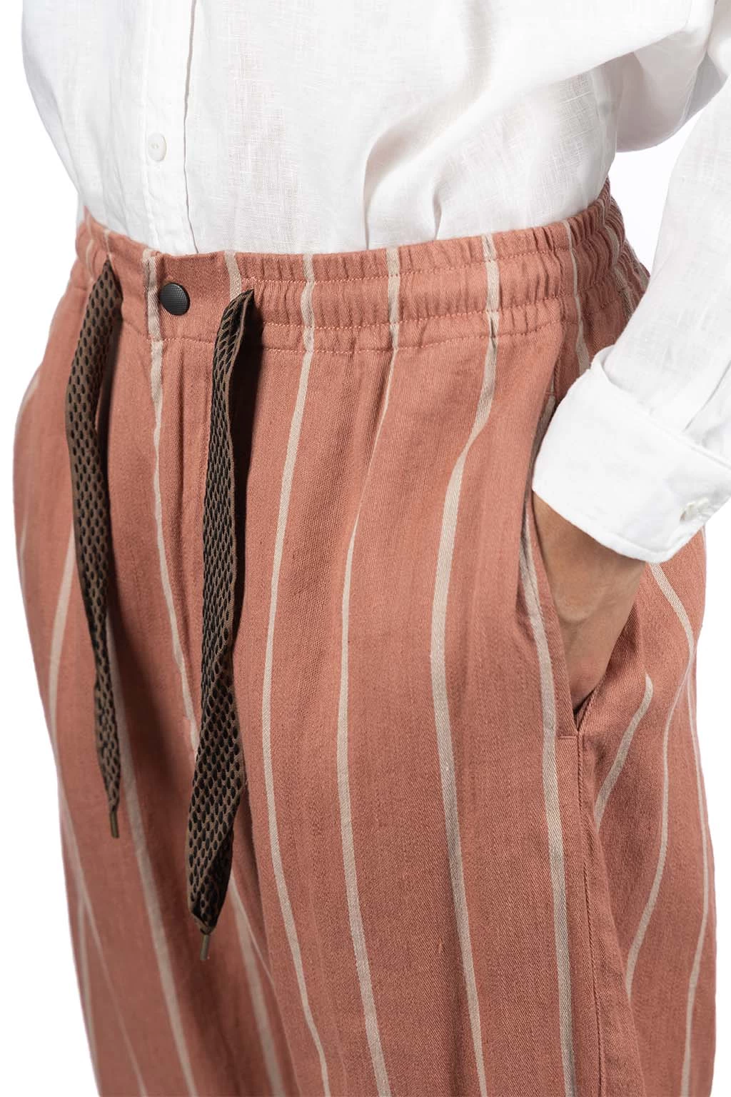 Linen PHILLIES Stripe EASY Pants - Sohobrick - Image 5