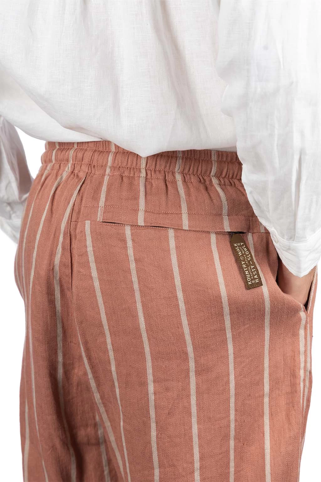 Linen PHILLIES Stripe EASY Pants - Sohobrick - Image 6