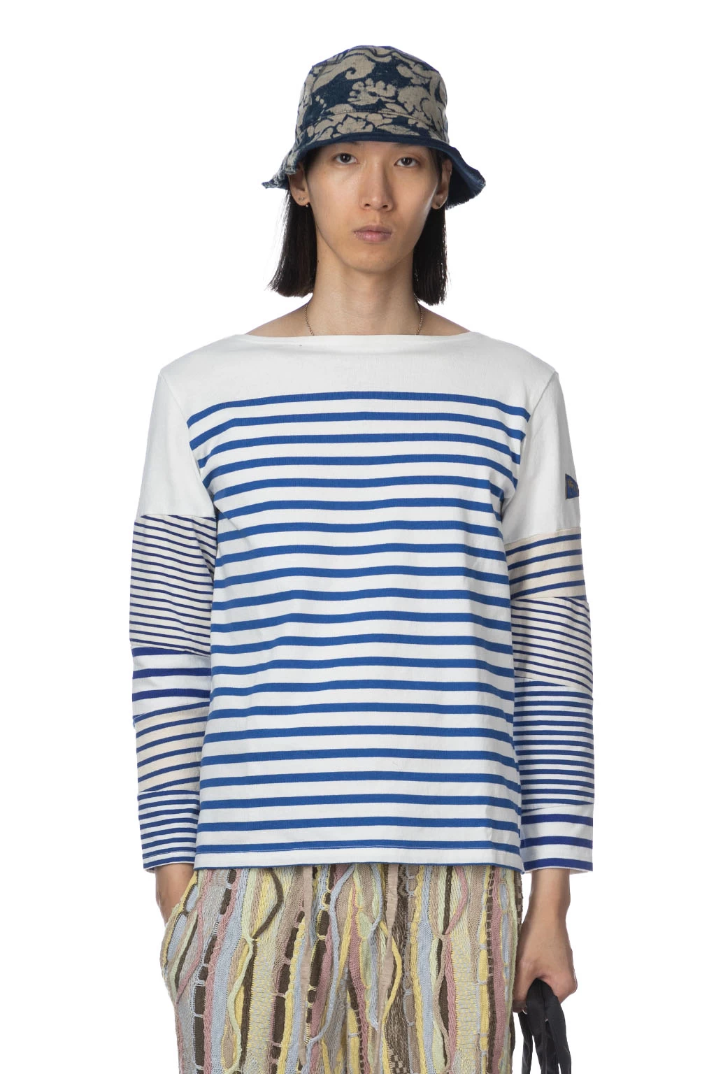 PANEL Stripe Jersey Hippie Sleeve T