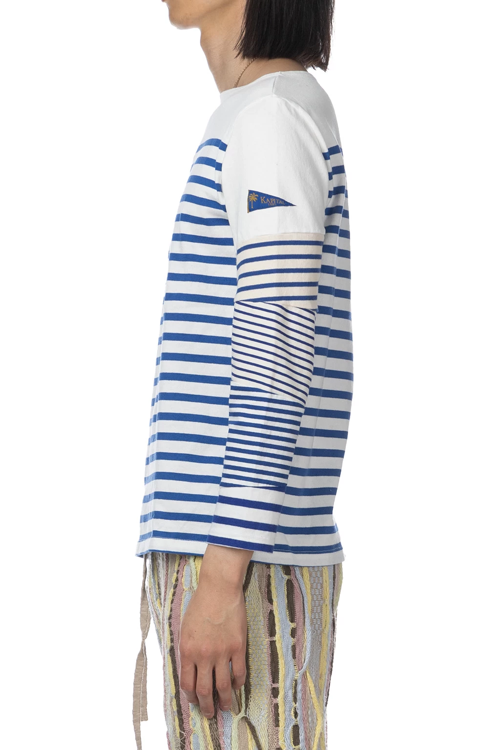 PANEL Stripe Jersey Hippie Sleeve T - Image 3