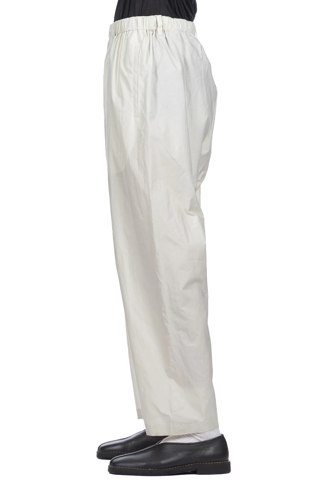 Lemaire Relaxed Pants - Pale Mastic - Image 3