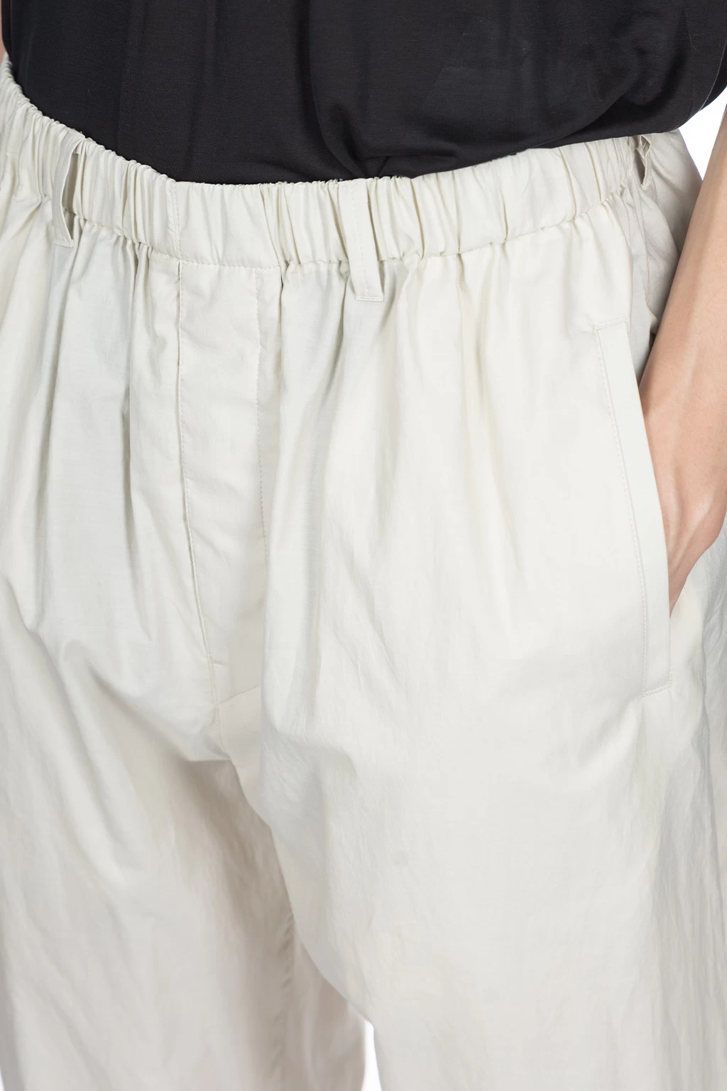 Lemaire Relaxed Pants - Pale Mastic - Image 5