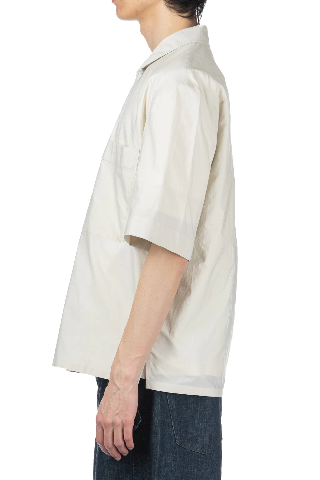 Lemaire SS Pyjama Shirt - Pale Mastic - Image 3