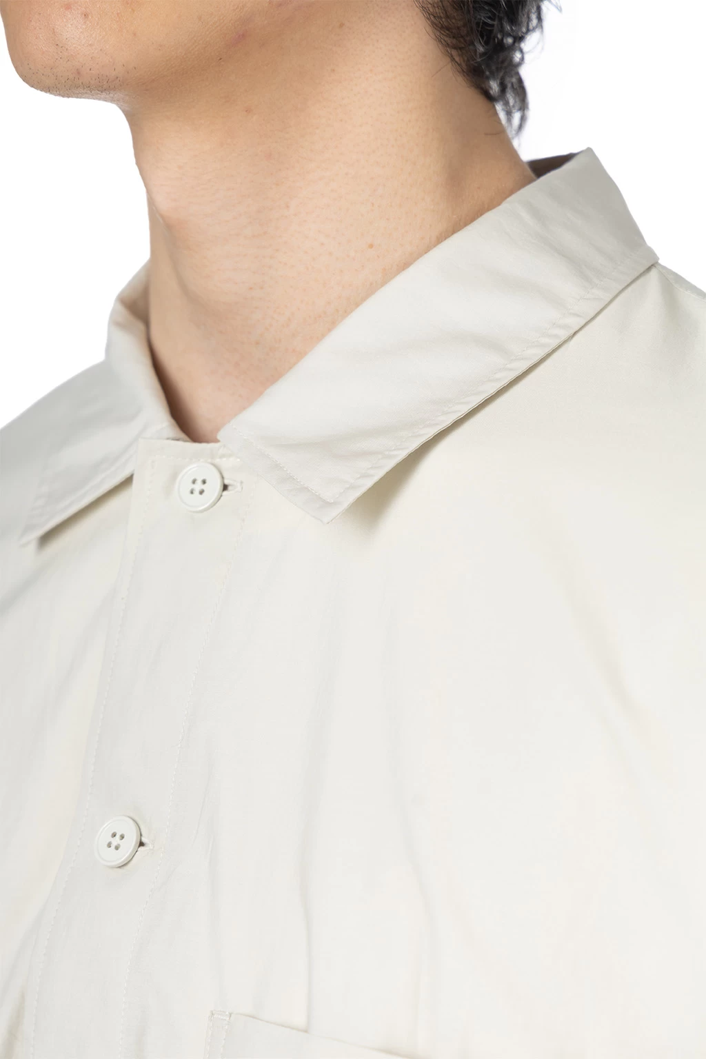 Lemaire SS Pyjama Shirt - Pale Mastic - Image 5