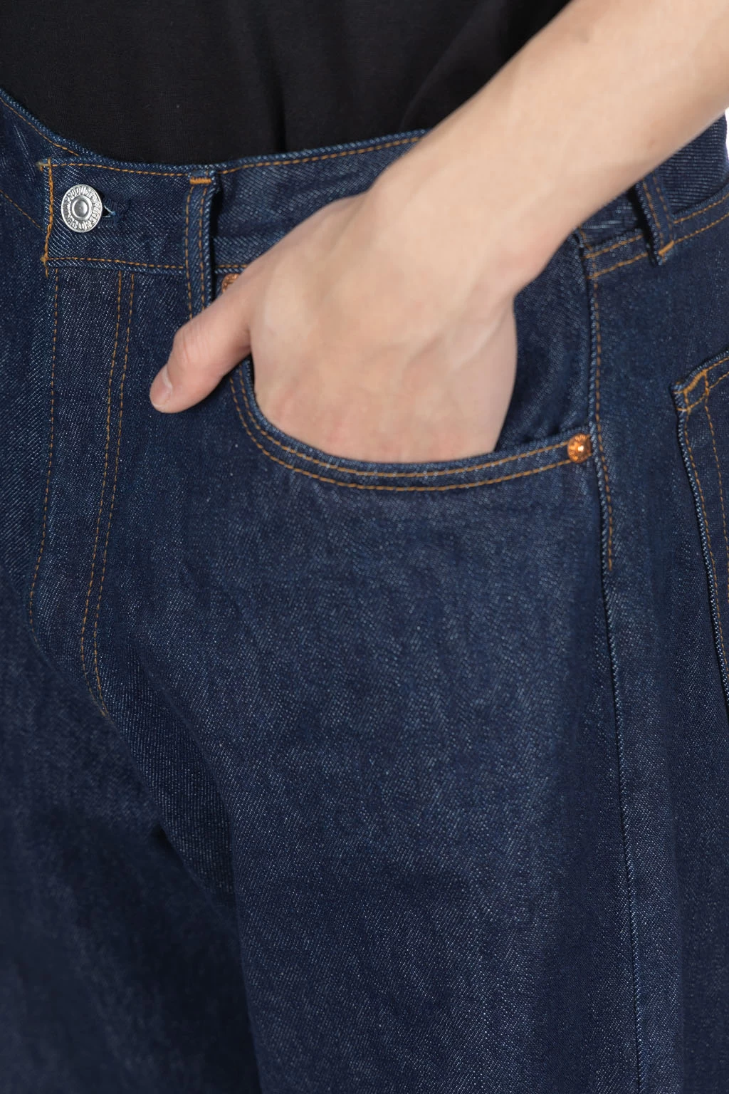 101 Dad's Fit Denim Pants - One Wash - Image 5