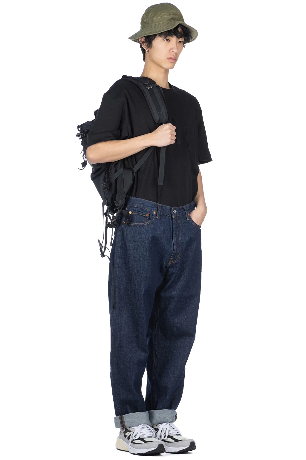 101 Dad's Fit Denim Pants - One Wash - Image 7