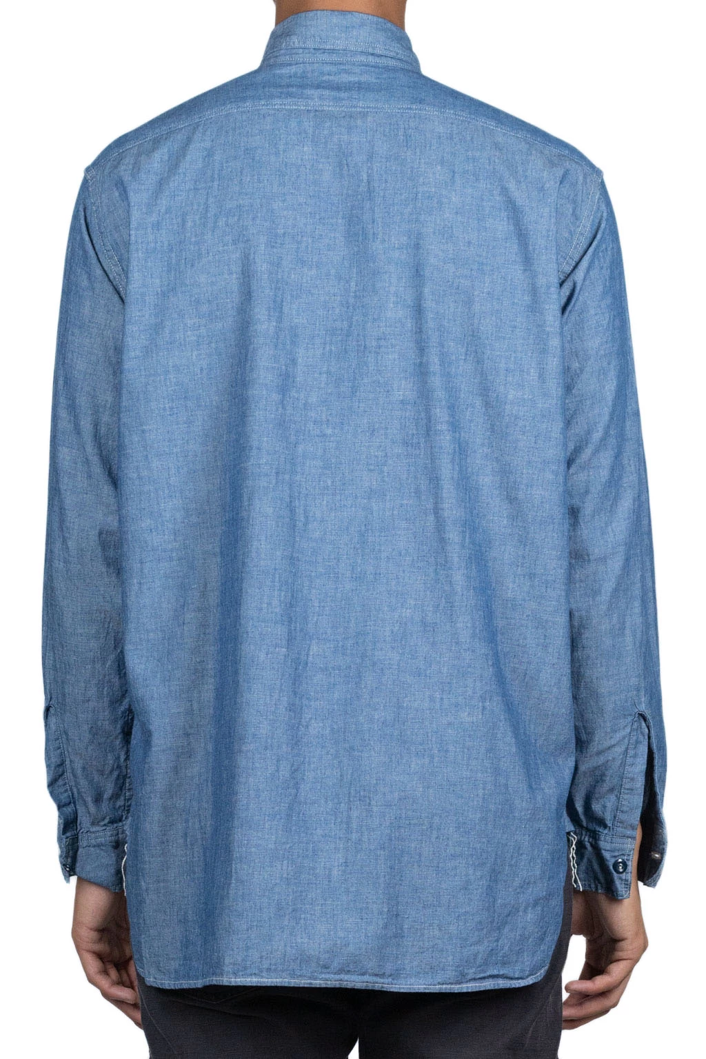 Vintage Fit Chambray Work Shirt - Image 4