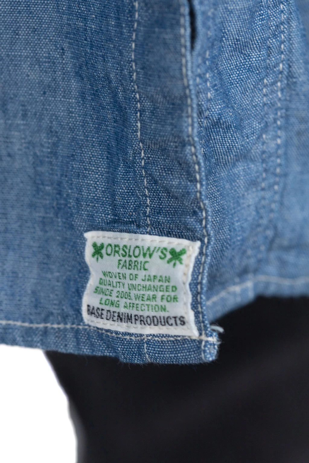 Vintage Fit Chambray Work Shirt - Image 6