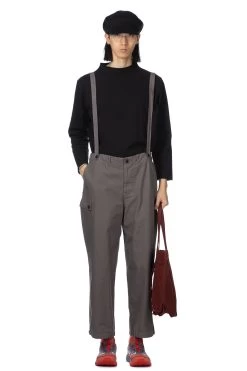 Zimbabwe Suspender Cargo Pants - Grey