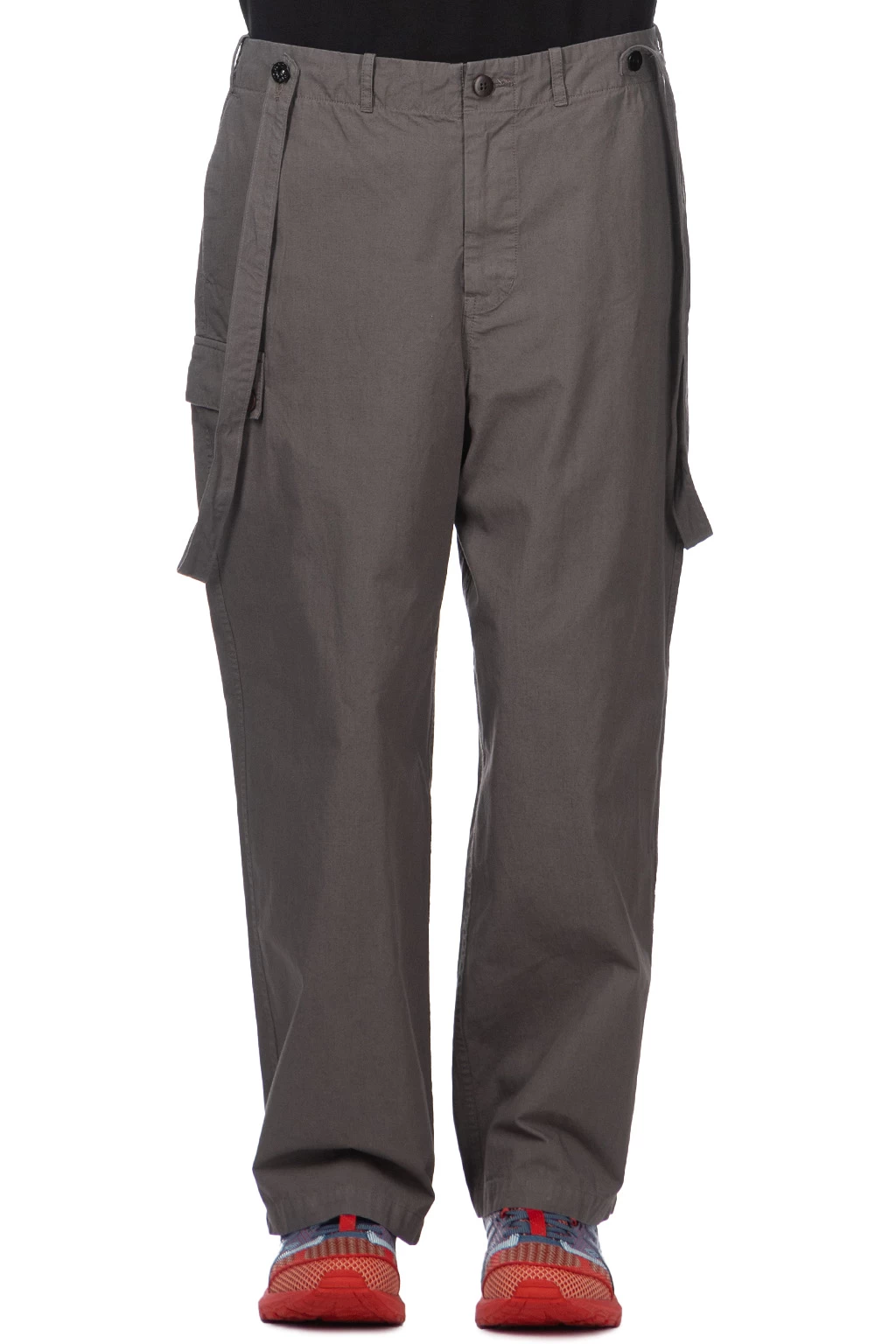 Zimbabwe Suspender Cargo Pants - Grey - Image 2