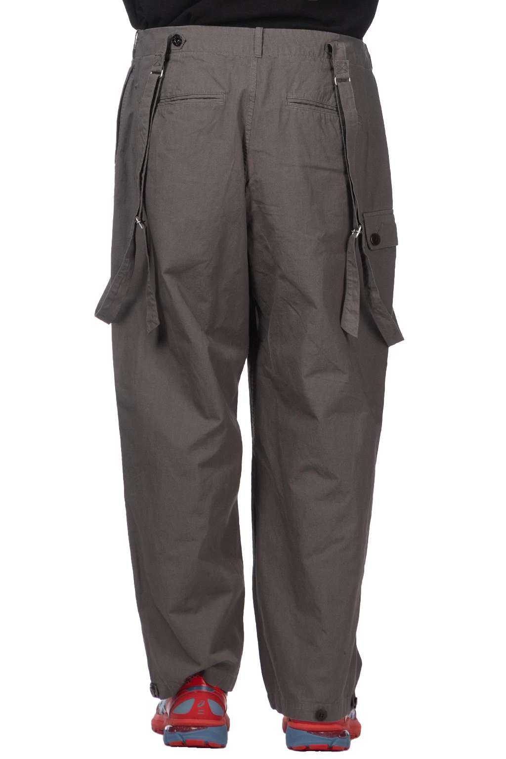 Zimbabwe Suspender Cargo Pants - Grey - Image 4
